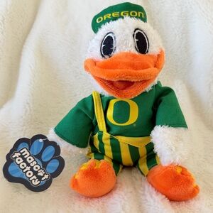 Mascot Factory Oregon Ducks Game Day Duck Plush - University of Oregon -Football